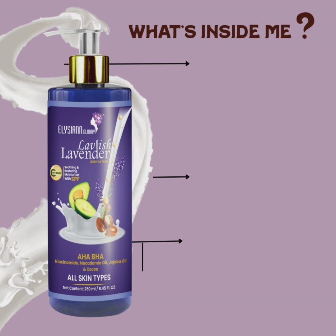 Lavish Lavender Body Lotion Elysiann Glorry